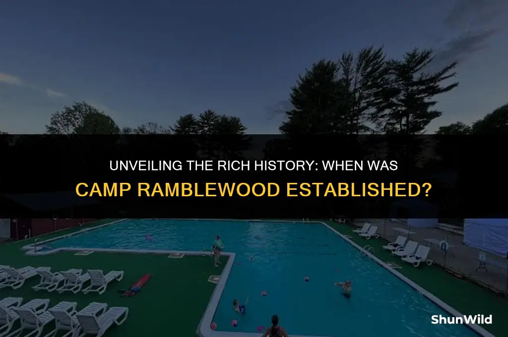 when was camp ramblewood established