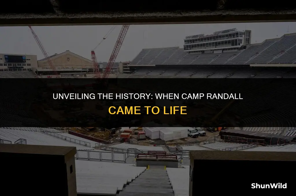 when was camp randall built