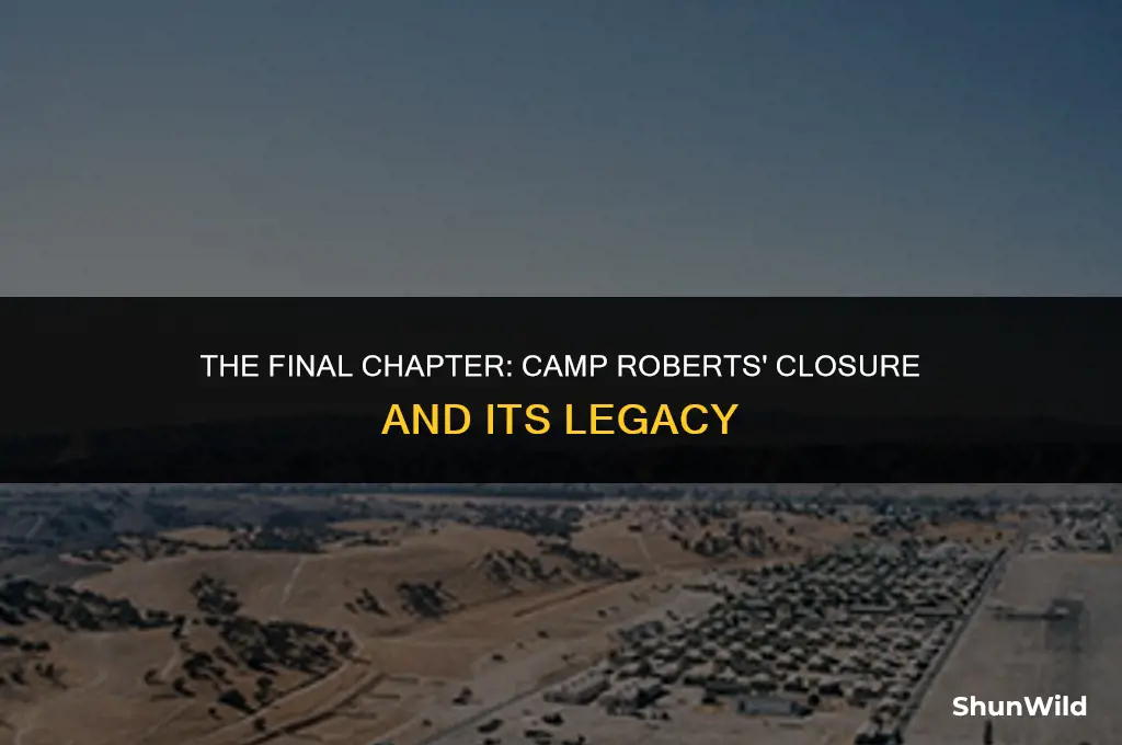 when was camp roberts closed