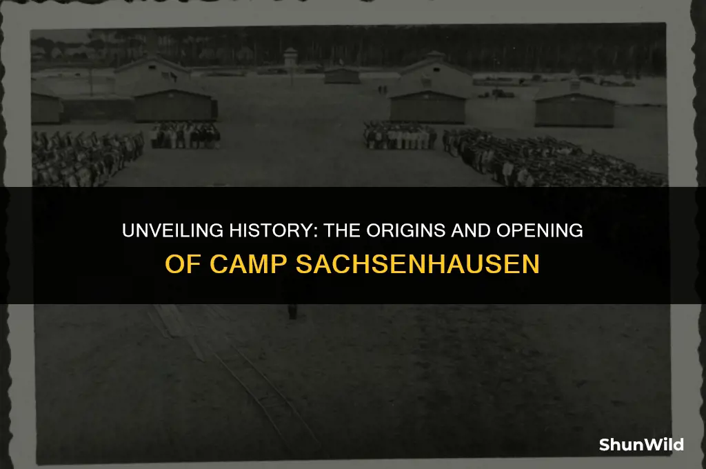 when was camp sachsenhausen opened