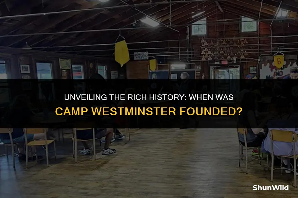 when was camp westminster founded