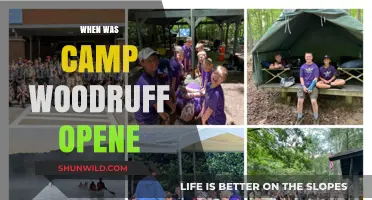 Unveiling the History: When Camp Woodruff Opened Its Doors