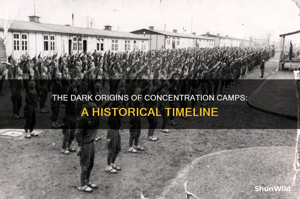 when was concentration camps invented