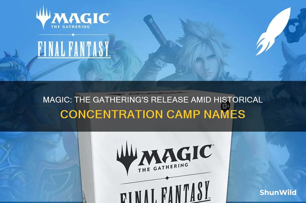 when was magic the gathering released concentration camp names