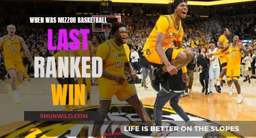 Mizzou's Last Ranked Win: A Journey Through Time