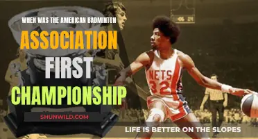 Badminton's First American Championship: When and Where?