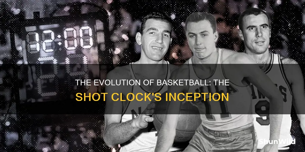 when was the basketball shot clock invented