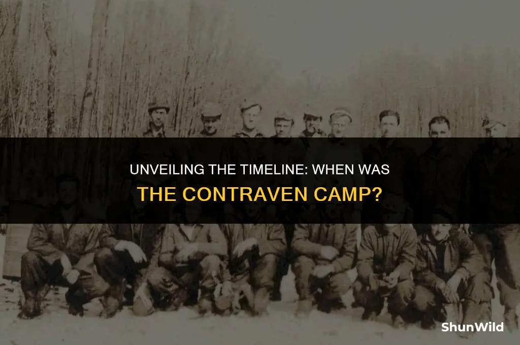 when was the contraten camp