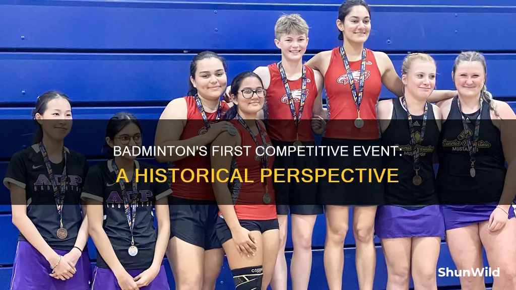 when was the first badminton event