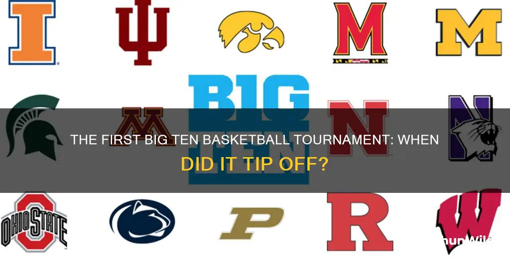 when was the first big 10 basketball tournament