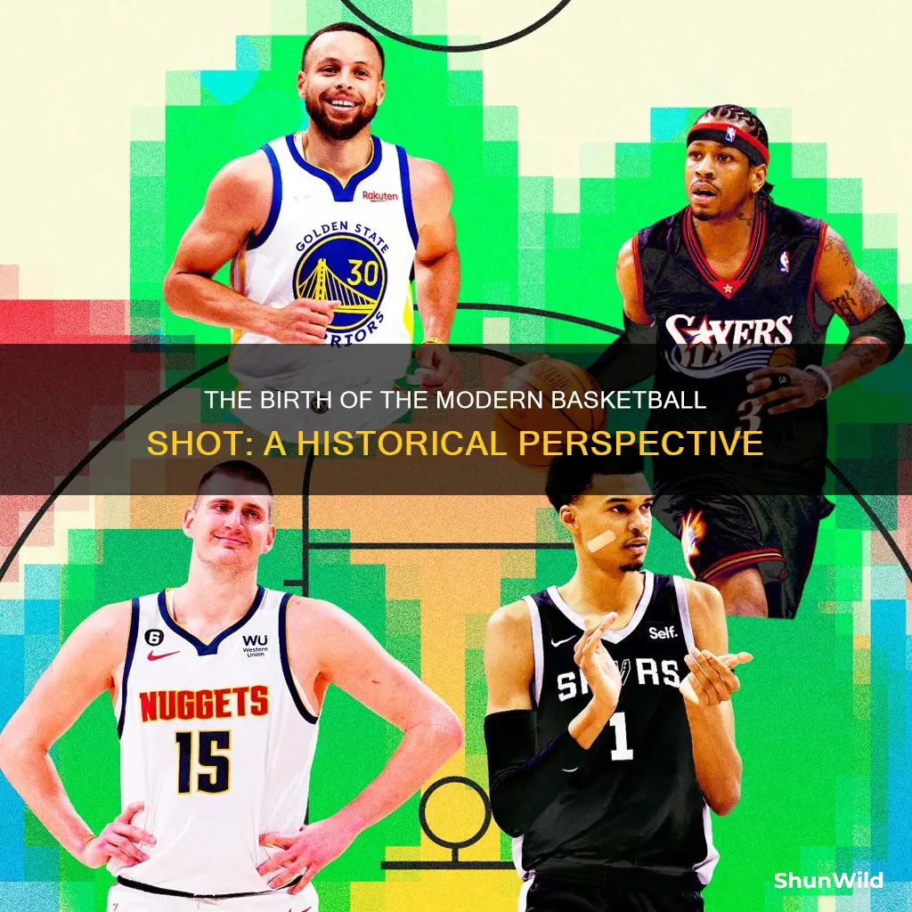 when was the first modern day basketball shot created