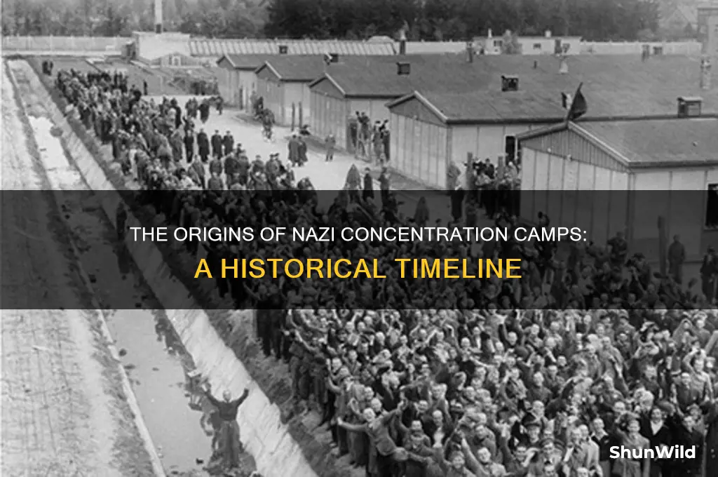 when was the first nazi concentration camp