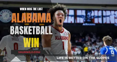 The Last Time Alabama Basketball Won