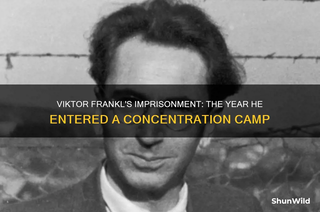 when was victer frankl sent to a concentration camp
