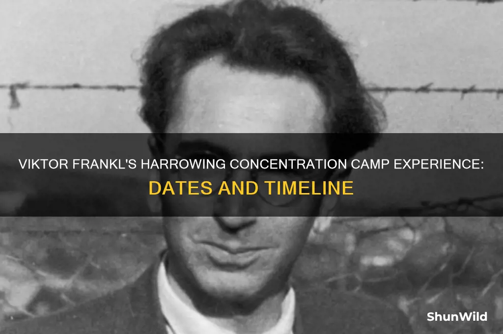 when was viktor frank in a concentration camp