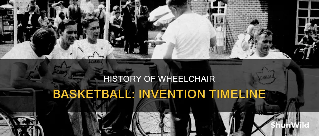 when was wheelchair basketball invented
