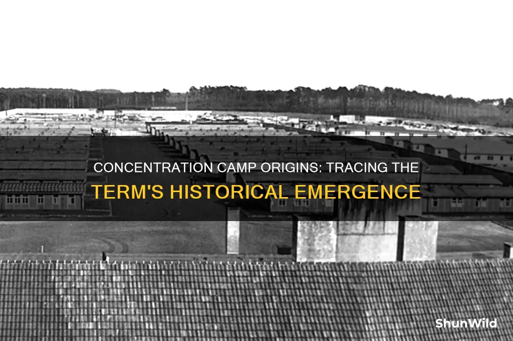 when was word concentration camp created
