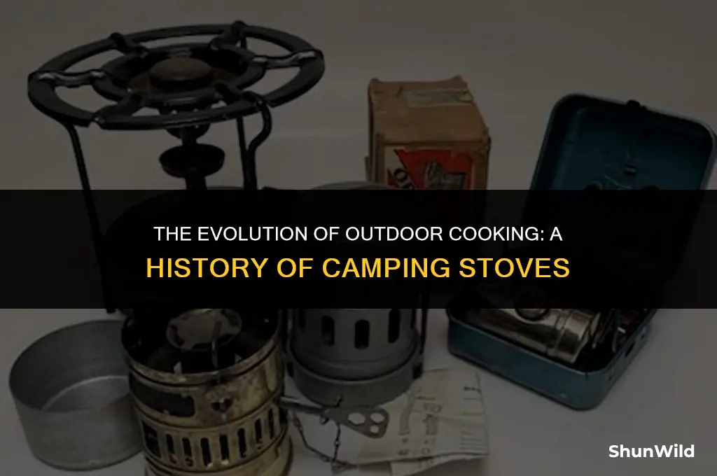 when were camping stoves invented