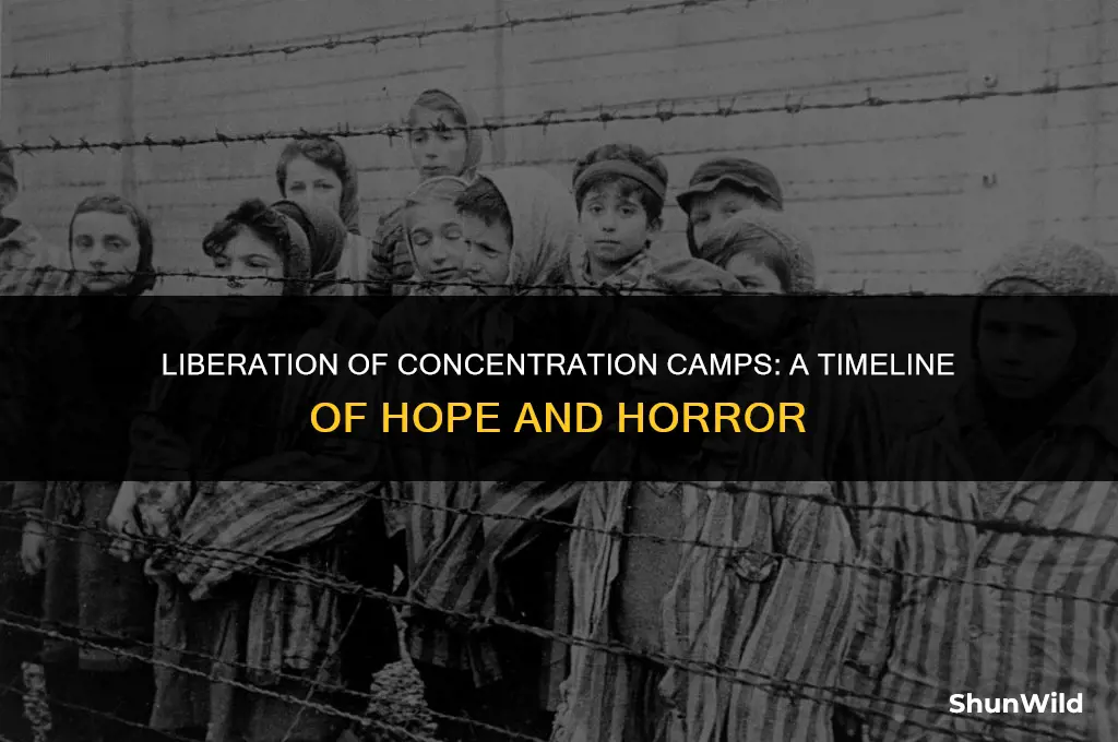 when were concentaruon camps liberated