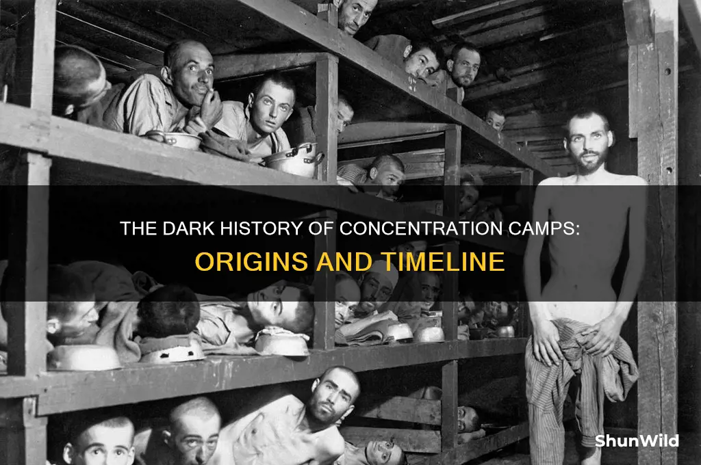 when were concentration camps built