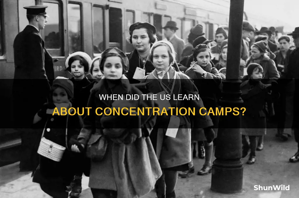when were details of concentrations camps broadcast to us
