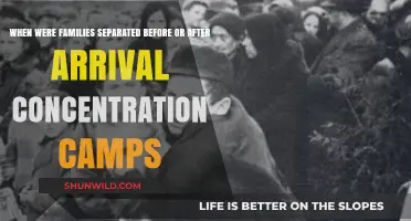 Family Separation: Before or After Arrival at Concentration Camps?