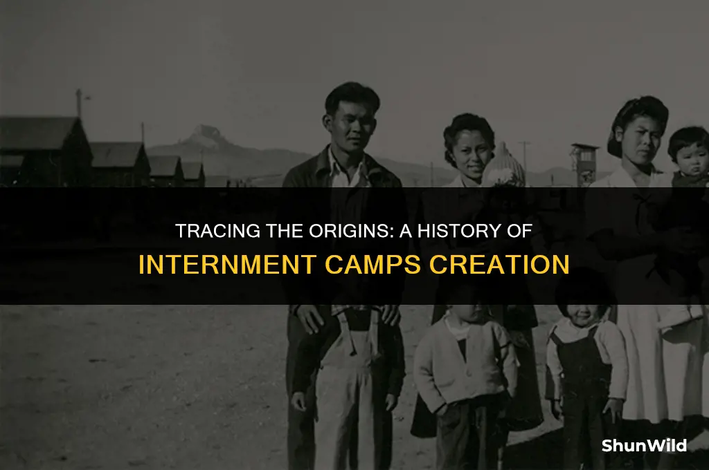 when were internment camps created