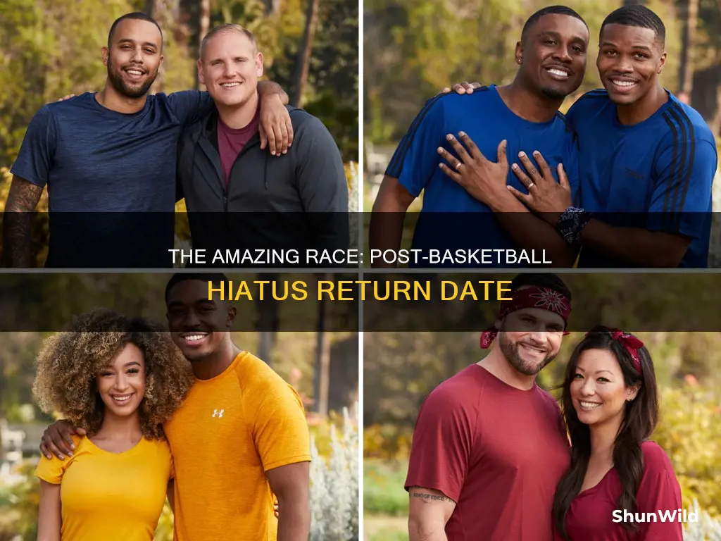 when will amazing race return after basketball