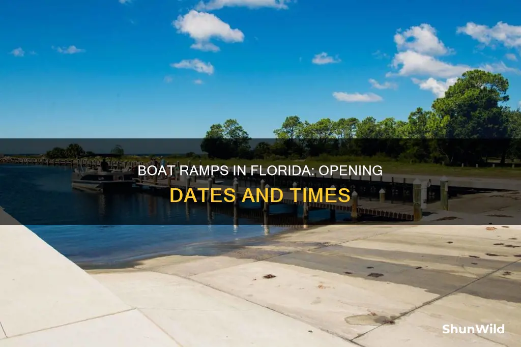 when will boat ramps open in Florida