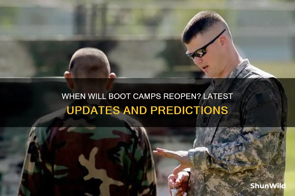 when will boot camps reopen