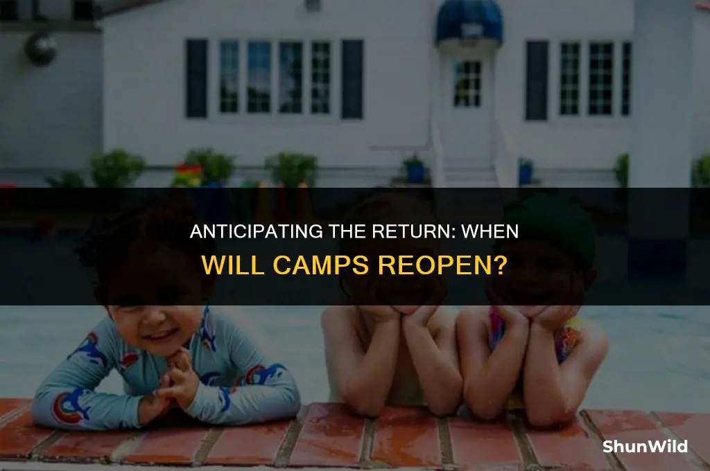 when will camps reopen