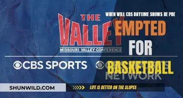 CBS Daytime Shows: Basketball Pre-empts When?