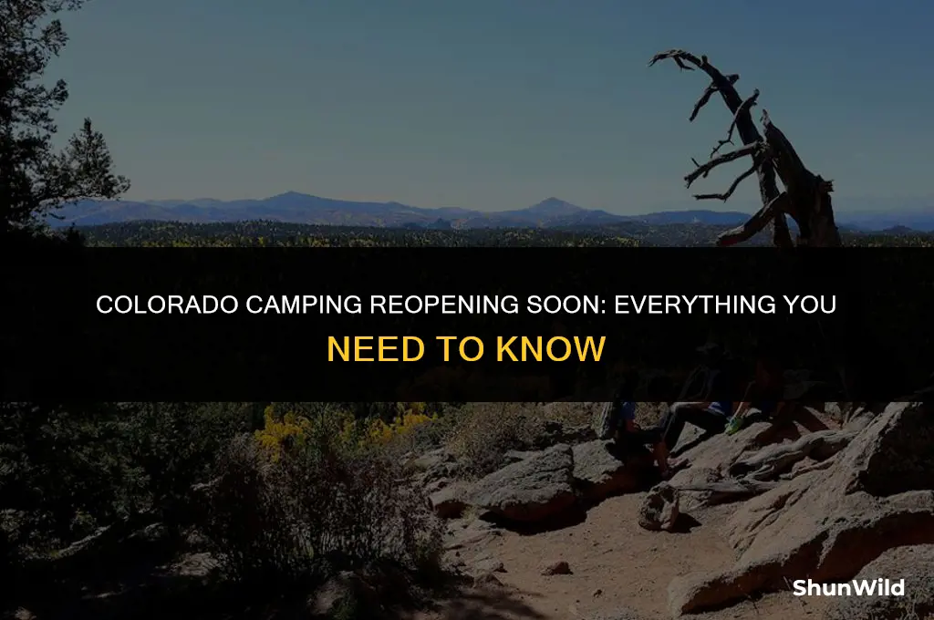 when will colorado camping reopen
