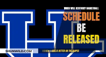 Kentucky Basketball Schedule: Release Date Anticipation