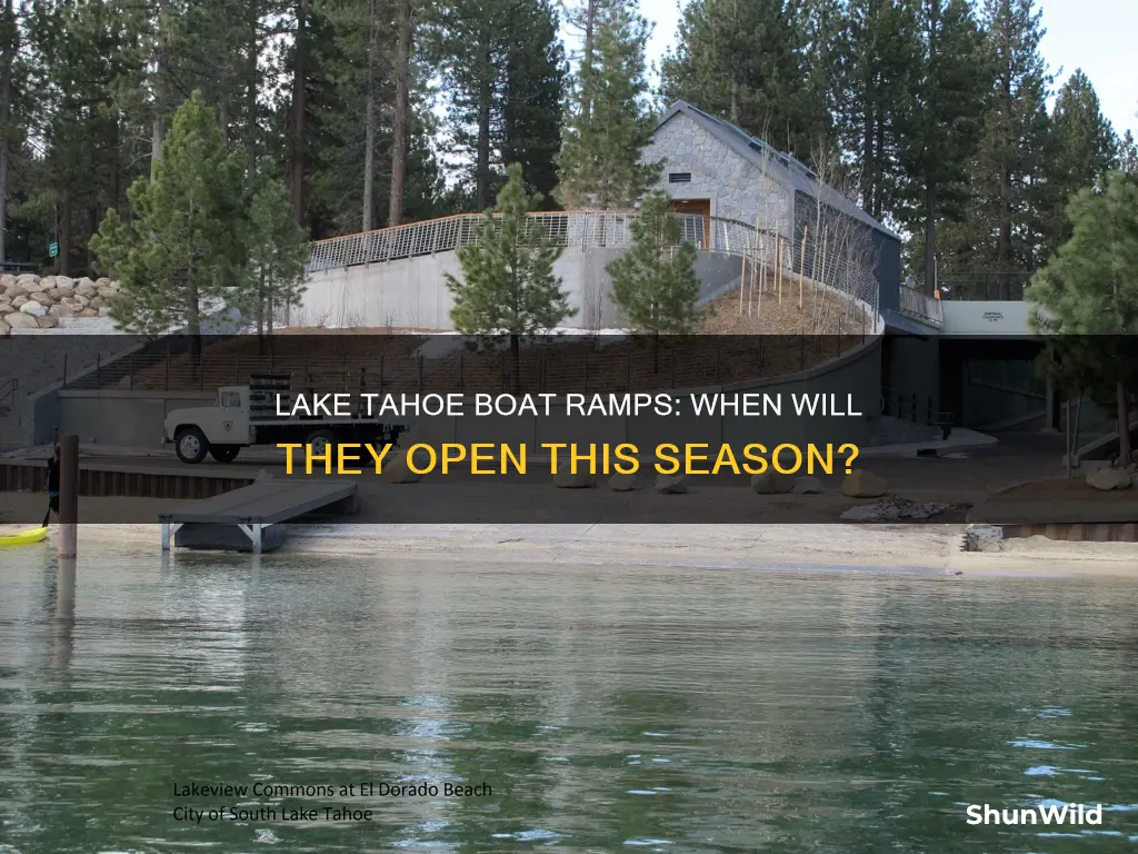 when will lake tahoe boat ramps open