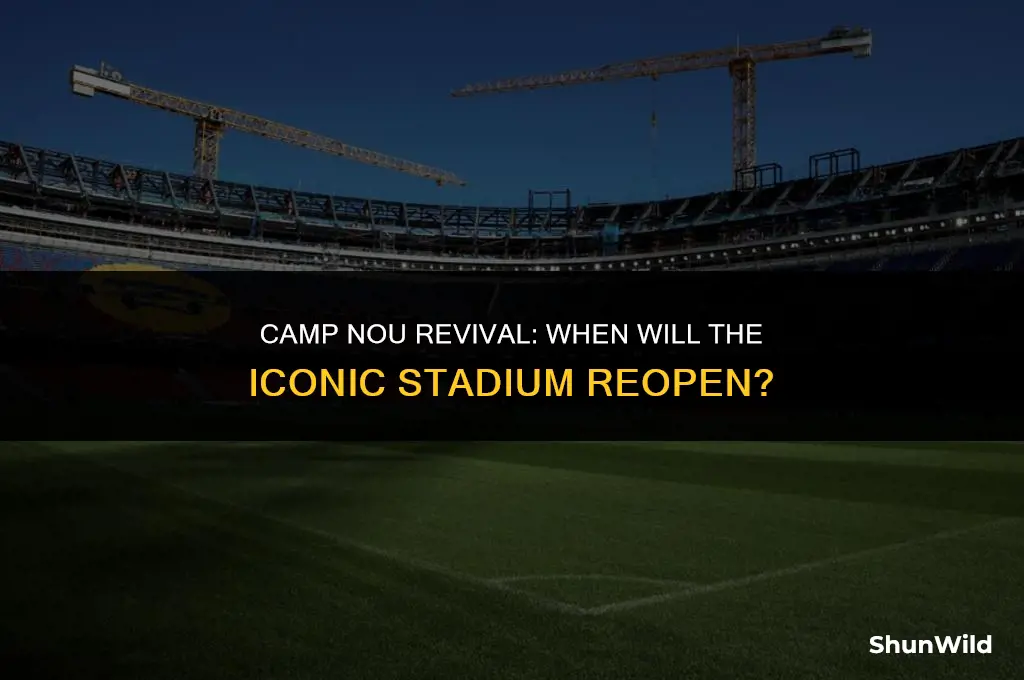 when will nou camp reopen