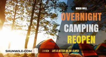 Tentative Dates for Overnight Camping Reopening Announced