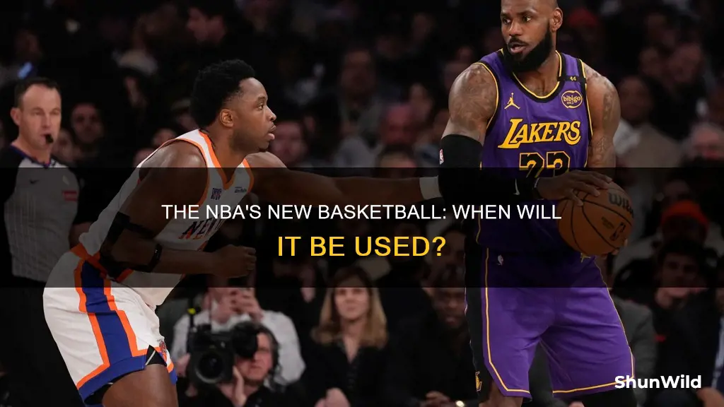 when will the nba use the new basketball