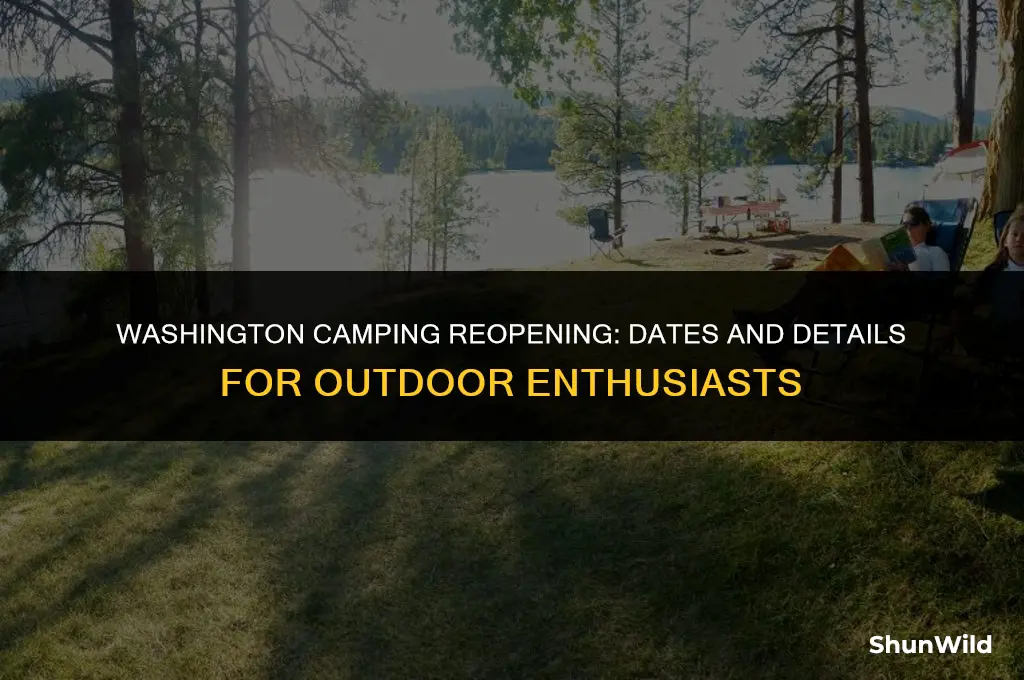 when will washington camping open
