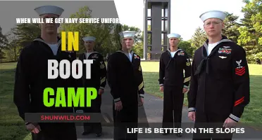 When Do Recruits Receive Navy Service Uniforms in Boot Camp?