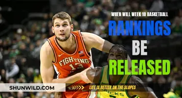 Basketball Week 10 Rankings: When to Expect Them