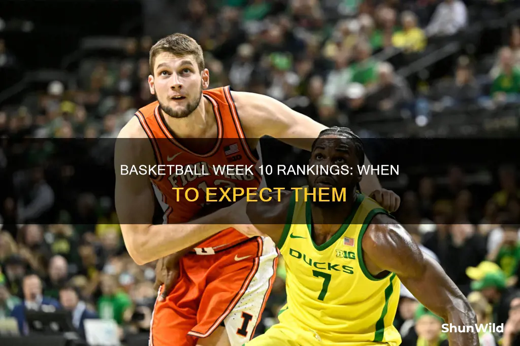when will week 10 basketball rankings be released