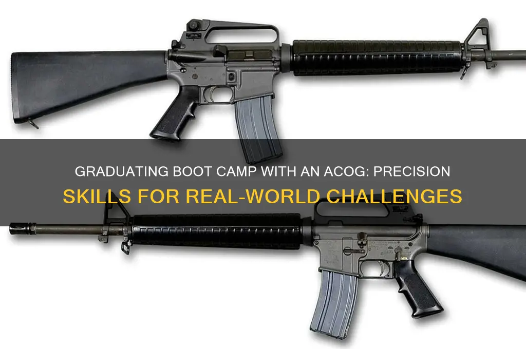 when you graduate boot camp with an acog