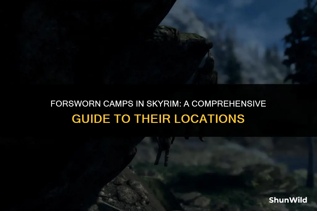 where are forsworn camps