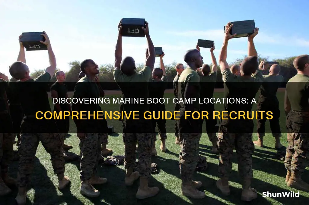 where are marine boot camps