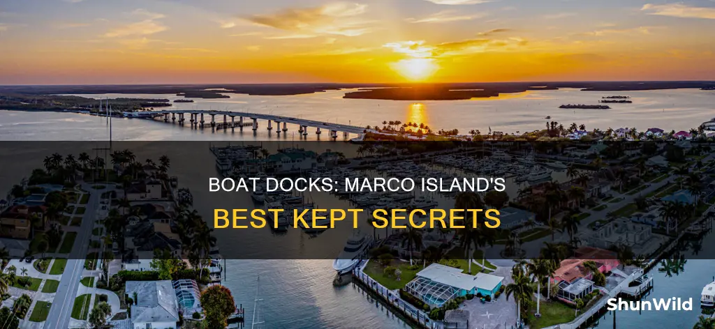 where are the boat docks in marco island