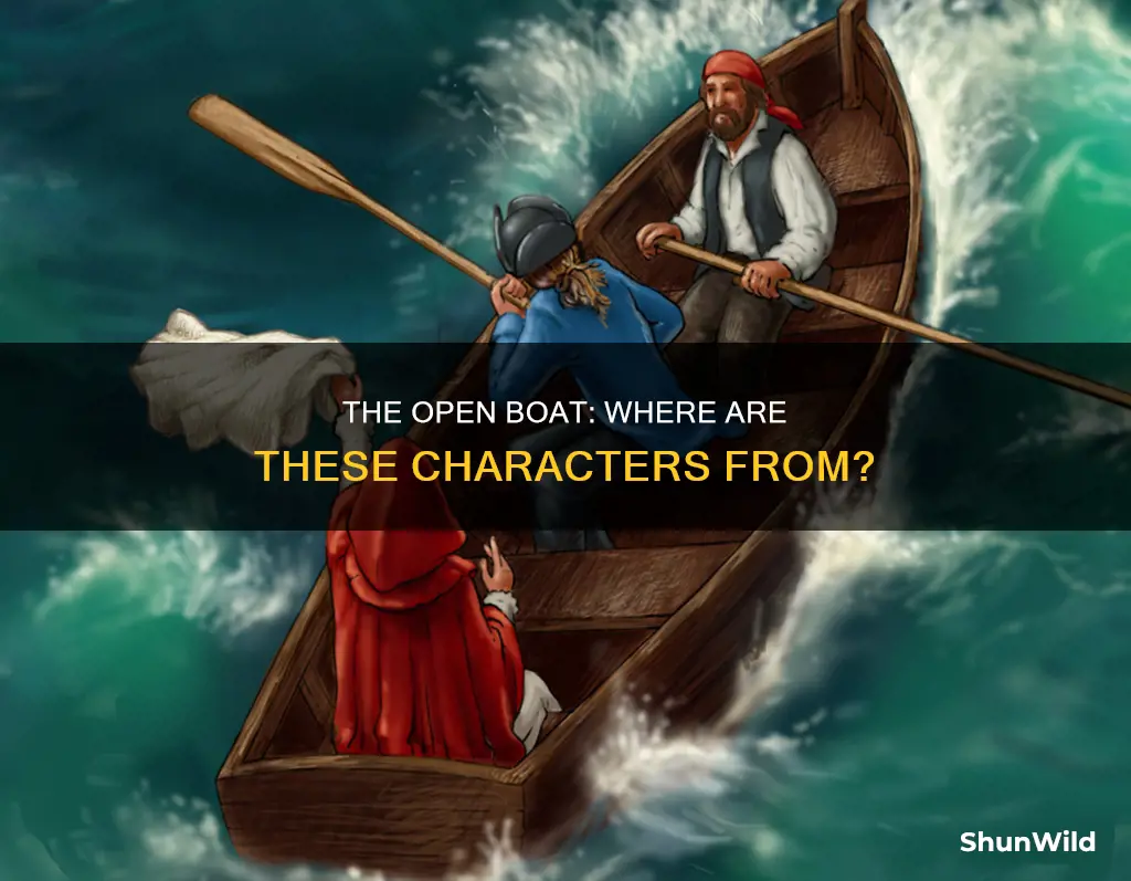 where are the characters from the open boat from