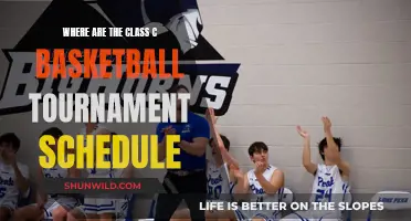 Class C Basketball: Tournament Schedule and Locations