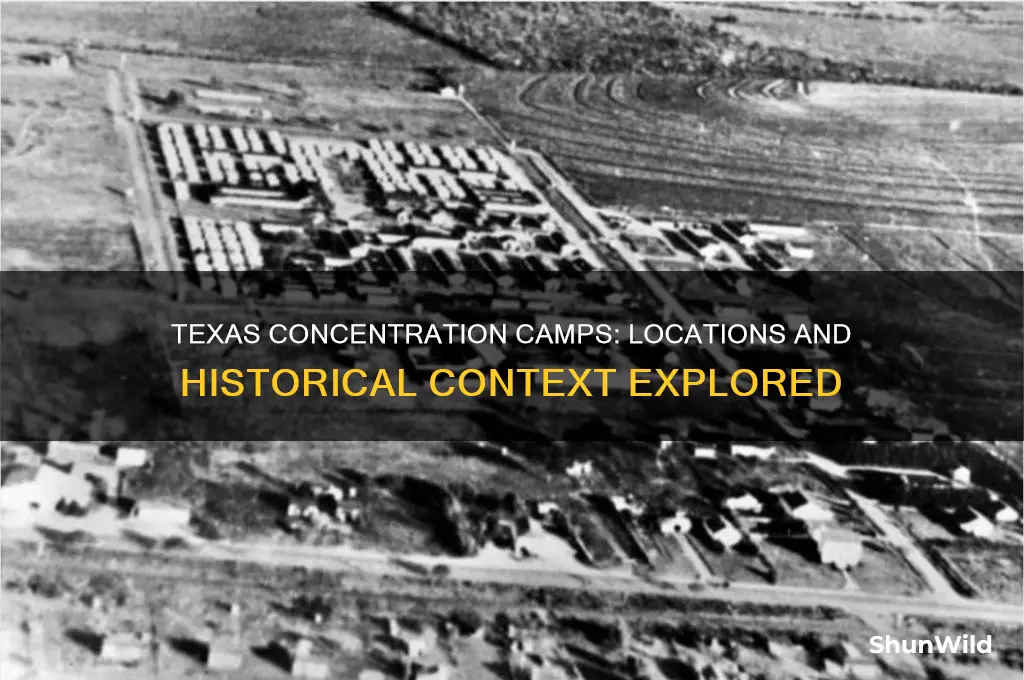 where are the concentration camps in texas located