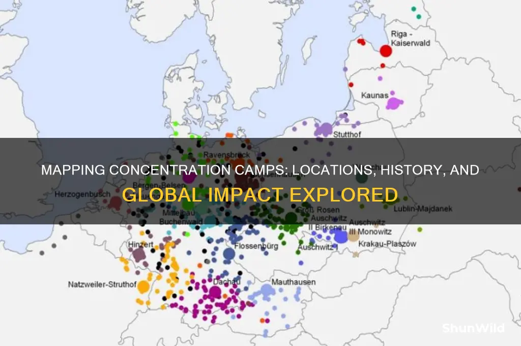 where are the concentration camps map